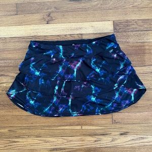 Women's Celestial Sky Flounce Skort Sz.XL